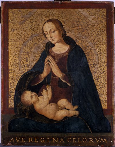 Madonna and Child Praying by Italian School